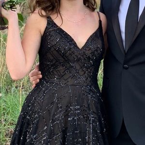 La Femme prom dress ball gown